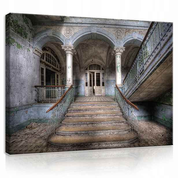 Obraz Schody Vintage Moderní Na Plátně Stěna Ložnice Obývací Pokoj 100x70