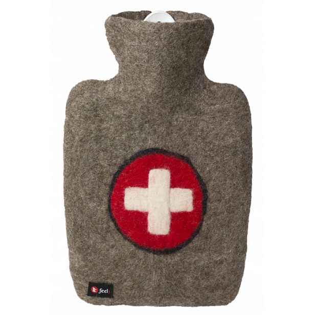 Termofor Hugo Frosch Classic s plstěným obalem ze 100 % ovčí vlny merino