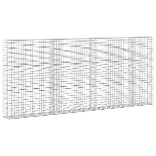 vidaXL Gabion s drátem 3,5 mm a síťkou 5x5 cm 350x30x150 cm