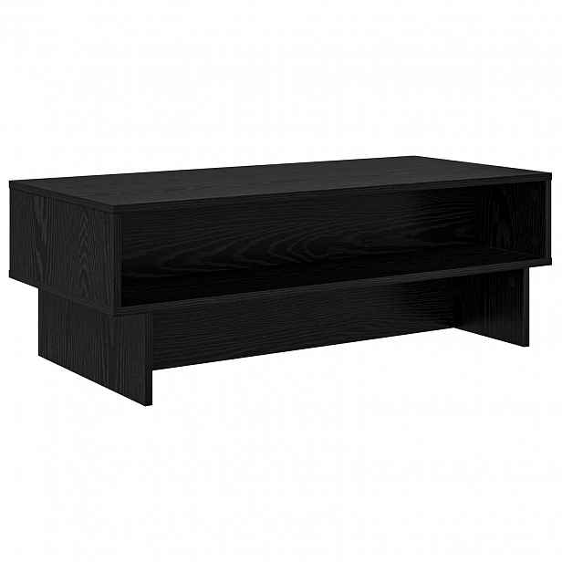 vidaXL Konferenční stolek Černý dub 100 x 46 x 35 cm Kompozitní dřevo