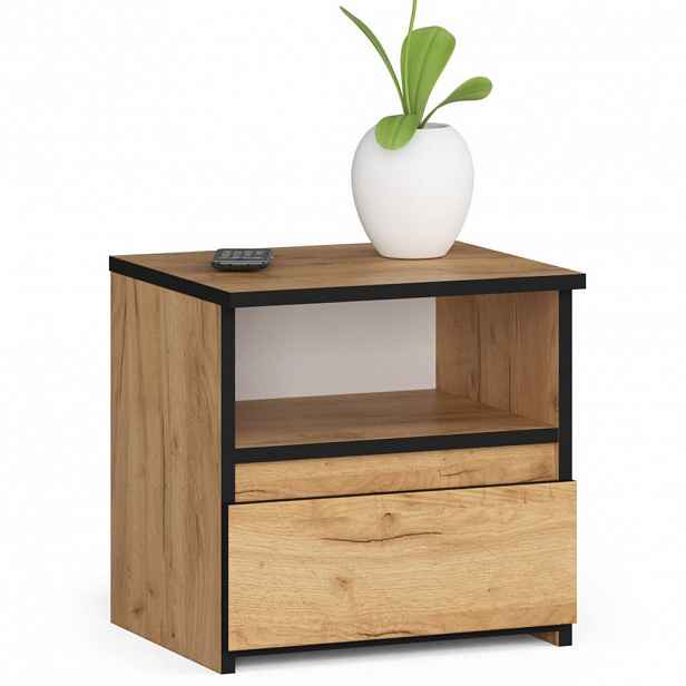 RAUMHIRSCH FURNITURE NOČNÍ STOLEK dub Craft 40/40/35