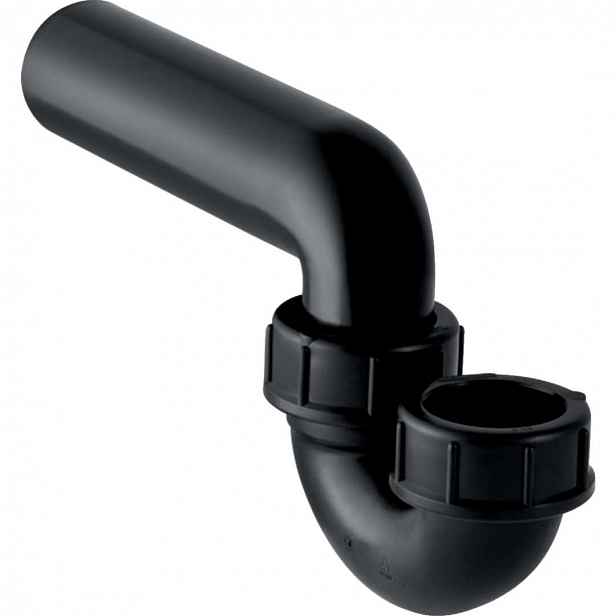 Geberit - Zápachová uzávěrka pro dřez, se šroubením, přívod svislý/vývod vodorovný, d 50 mm, d1 56 mm 152.043.16.1