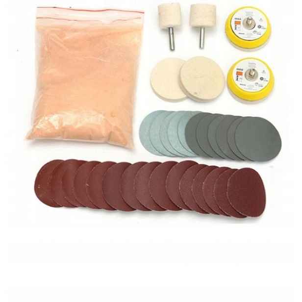 Sada na broušení cerium prášek 230g 36 Ks
