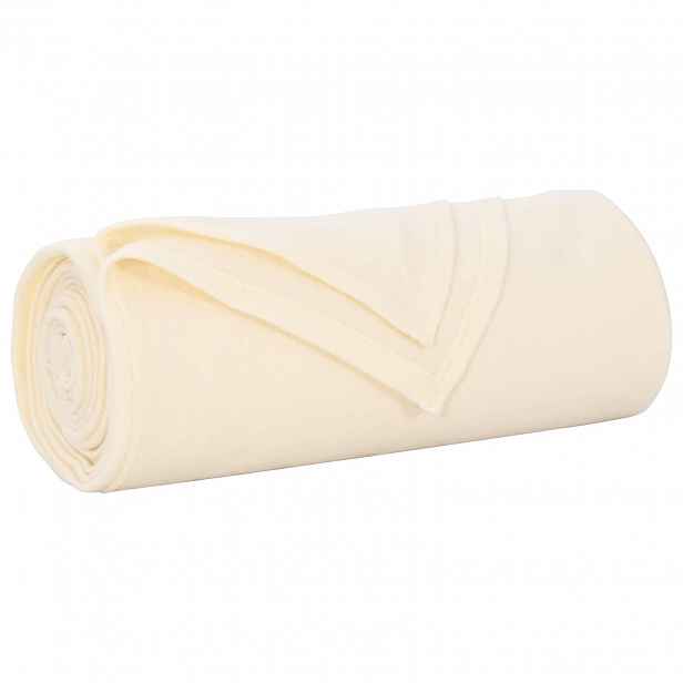 vidaXL Přehoz Krémová 280 x 210 cm 0.79 kg Fleece