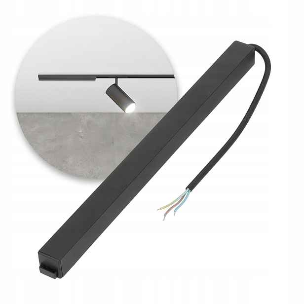 Napájecí zdroj pro magnetické Led lišty 200W černý