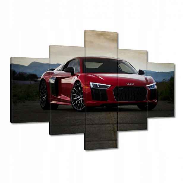 Obrazy 100x70 Červené Audi Auto