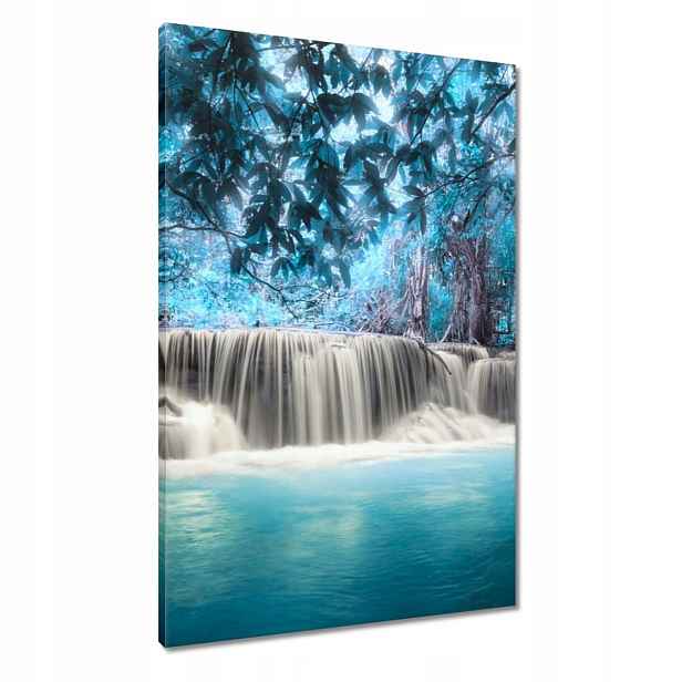 Obrazy 60x90 Tyrkysový vodopád