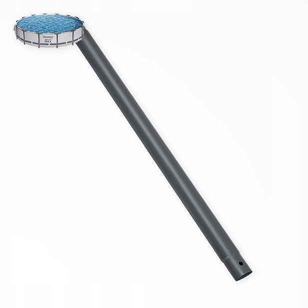 Šedá horizontální trubka Bestway 56595 Steel Pro filtrující Max kulatý
