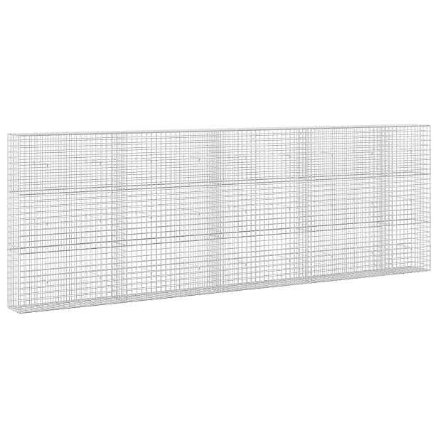 vidaXL Gabion s drátem 3,5 mm a síťkou 5x5 cm 450x30x150 cm