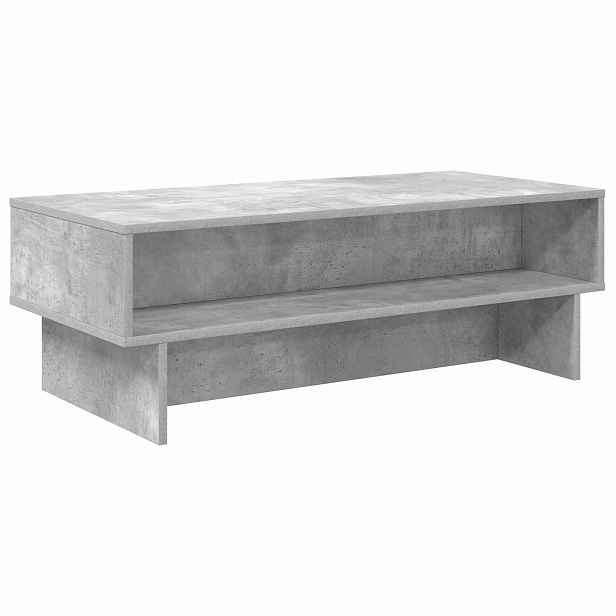 vidaXL Konferenční stolek Betonově šedá 100 x 46 x 35 cm