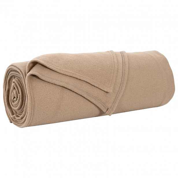 vidaXL Přehoz Velbloudí 280 x 210 cm 0.8 kg Fleece