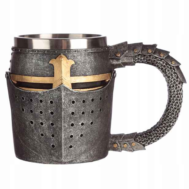 Epický Pivní Sklenice Kawusia Na Grunwaldu Nerezová Ocel 400 ML Larp Rpg