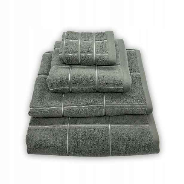 Portugalský bavlněný ručník 100 x 150 cm Ocean 500 g/m2 Vital Home Antracit