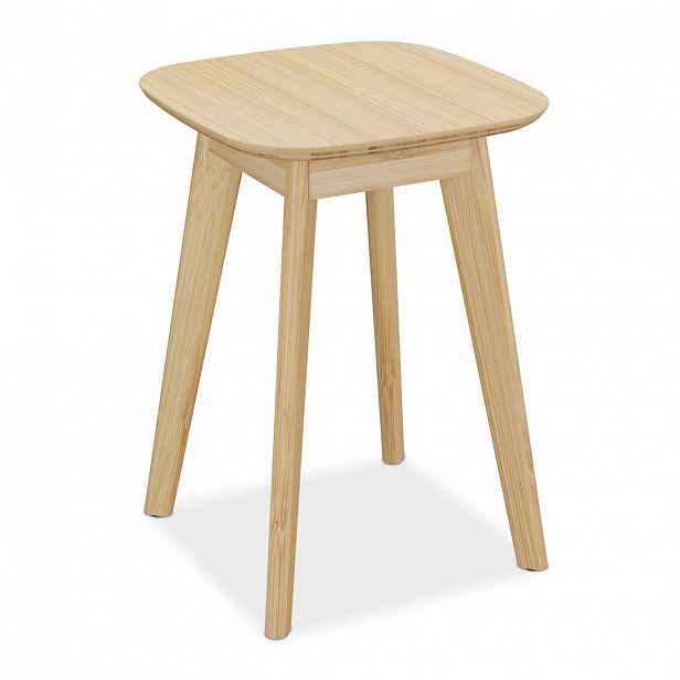 Relaxdays STOLIČKA Přírodní bambus 46 cm