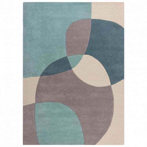 Flair Rugs VLNĚNÝ KOBEREC, 170/120 cm modrá