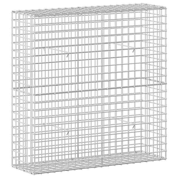 vidaXL Gabion s drátem 3,5 mm a síťkou 5x5 cm 100x30x100 cm