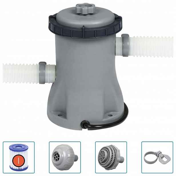 Bestwa y Filtrační čerpadlo do bazénu 1249Lh pro bazény 1100–8300L Model 58381