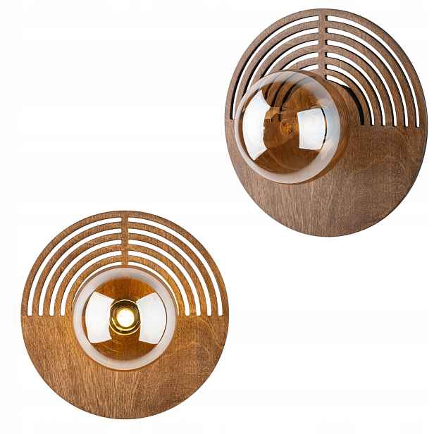 Dekorativní dřevěná nástěnná lampa Lunar Wood 1*G9 11013 Tk Lighting