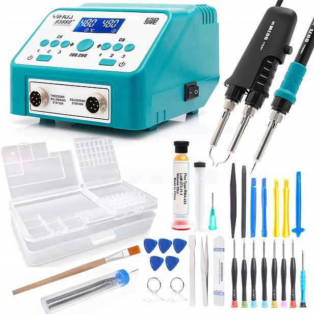 Termopájecí Stanice Yihua 938BD+ Příslušenství Gsm Cín Tavidlo Box