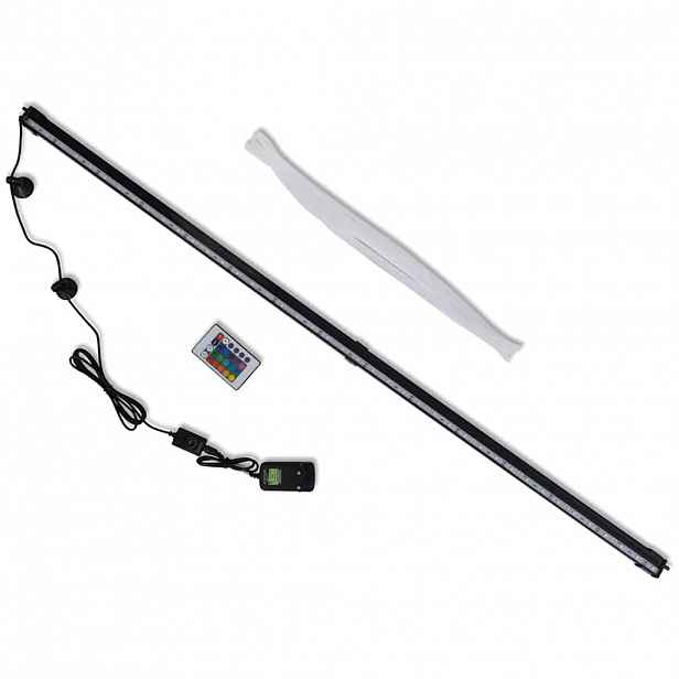 vidaXL LED akvarijní lampa s bublinkami RGB 107 cm