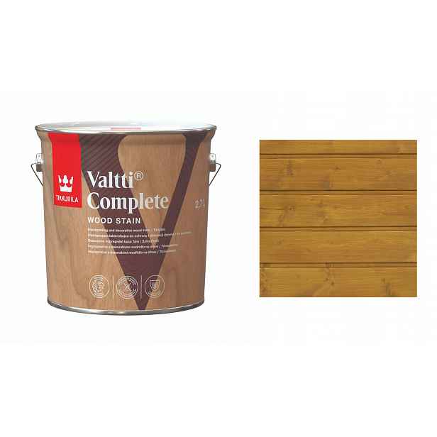 Tikkurila Valtti Complete 2,7L 236A Golden Life Rozpustný Lak.