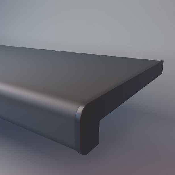 Parapet vnitřní dřevotřískový Paramont š. 300 mm antracit