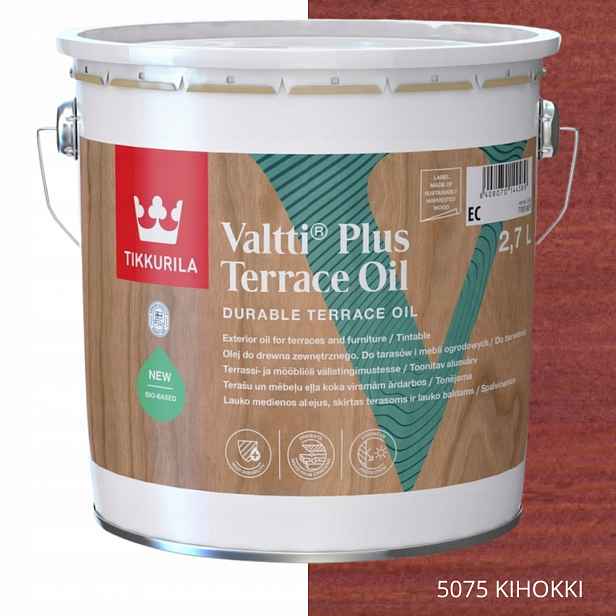 Tikkurila Olej Na Dřevo Valtti Plus Terrace Oil 2,7 L Barva 5075 Kihokki
