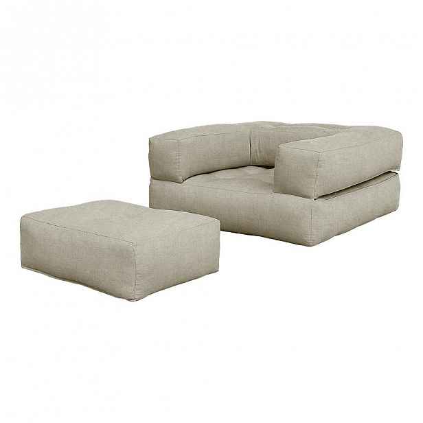 Variabilní křeslo Karup Design Cube Linen Beige
