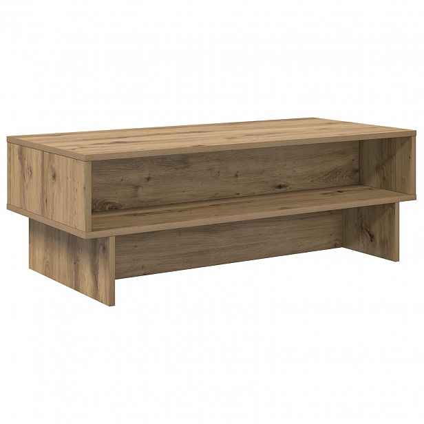 vidaXL Konferenční stolek Artisanový dub 100 x 46 x 35 cm