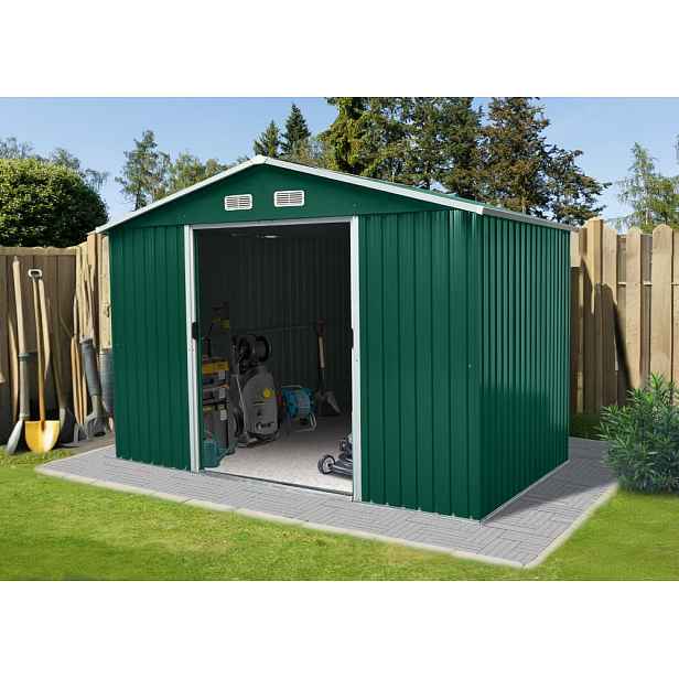 Zahradní domek BestBerg ZDB-7Z / 7,2 m² / 301 x 238 x 214 cm / zelená