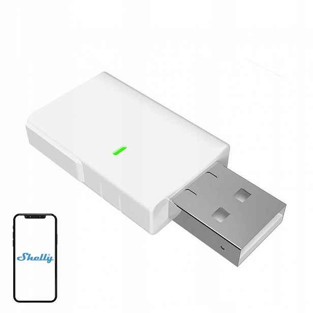 Brána BLE-Wi-Fi Shelly Blu Gateway Usb-a
