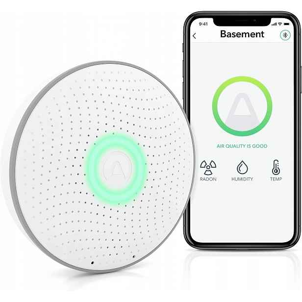 Chytrý Senzor Kvality Vzduchu Radon Airthings Wave Radon 2950
