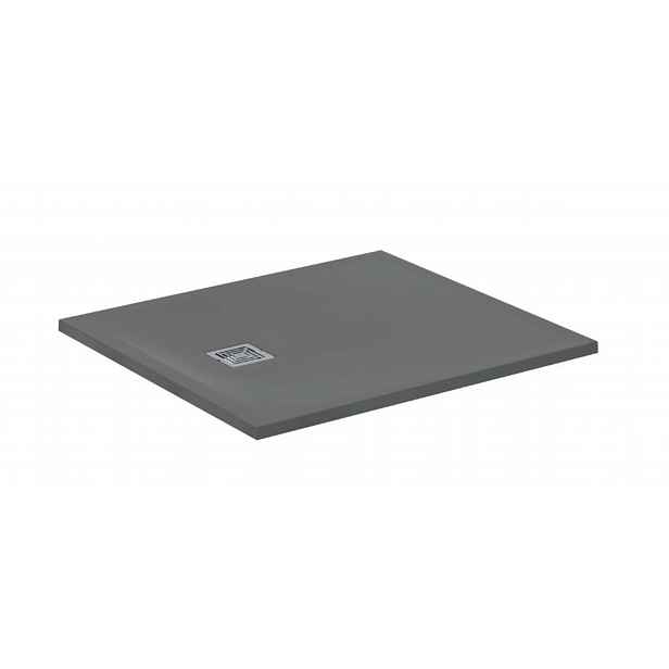 Ideal Standard Ultra Flat S + - Sprchová vanička 100x90 cm, Anti-Slip, šedá T5607FS