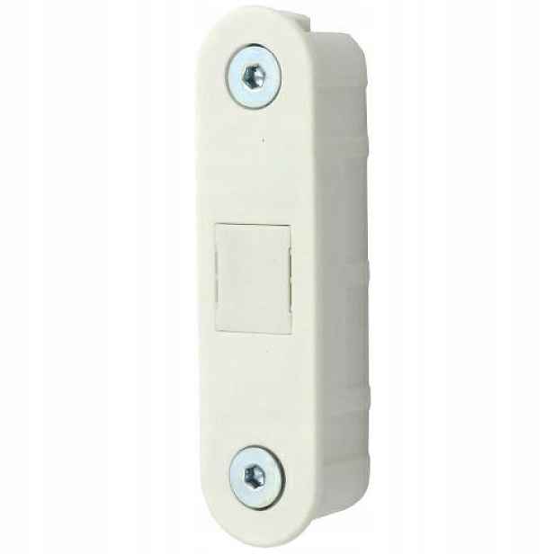 Magnetický úchyt na zámek Touch pro hliník Bílý 68x18 mm
