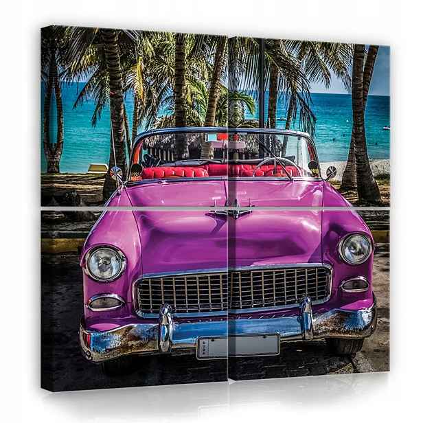 Obraz Na Plátně Plátno 50x50 Auto Retro