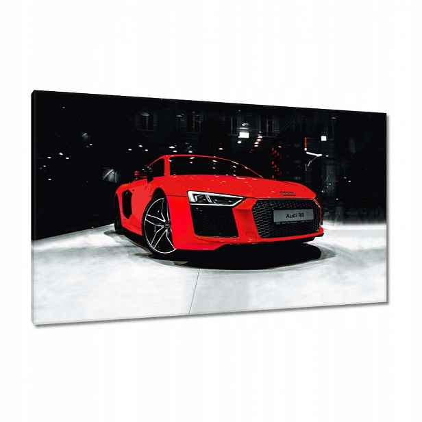 Obrazy 120x70 Červené Audi Audica R8