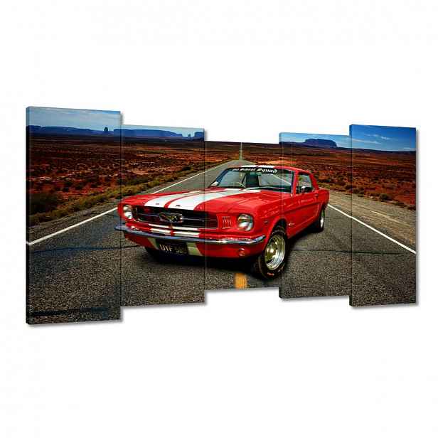 Obrazy 150x80 Červený Ford Mustang Usa