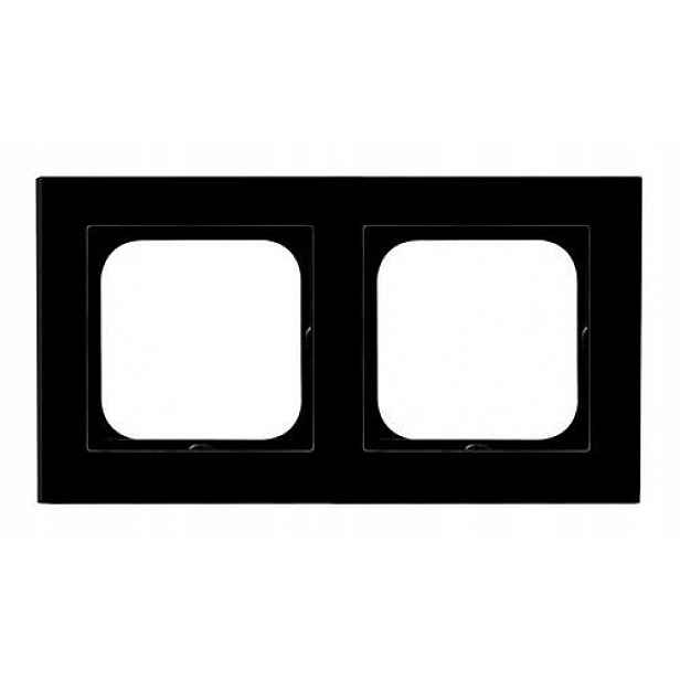 Ospel Sonáta černé sklo – rámeček R-2RG/32 (6 mm)