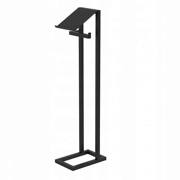 Stojanový držák na toaletní papír Bathroom Organization 98 černý