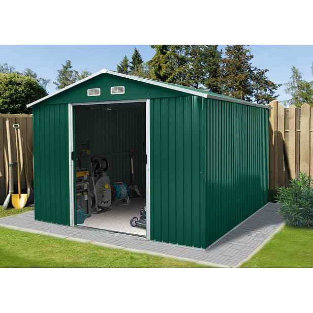 Zahradní domek BestBerg ZDB-9Z / 9 m² / 279 x 324 x 211 cm / zelená