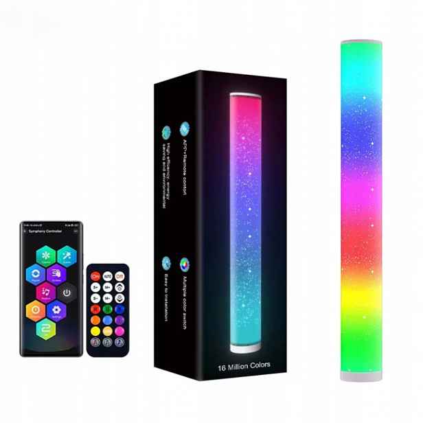 Led Rgb Stojací Lampa Rgb Skvělá Aplikace Surplife Bluetooth Galaxy