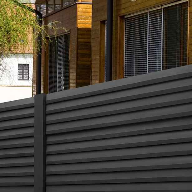 Sloupek rohový FEROBET LAMELLA antracit 150×150×2 400 mm