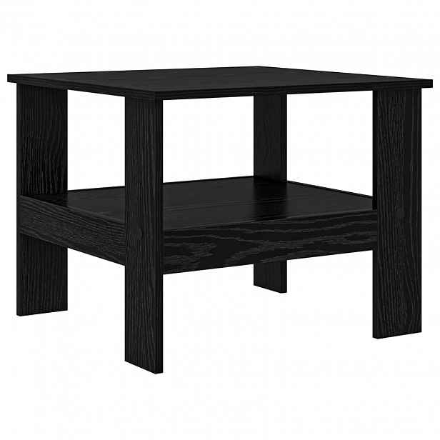 vidaXL Konferenční stolek Černý dub 57 x 55 x 45 cm Kompozitní dřevo