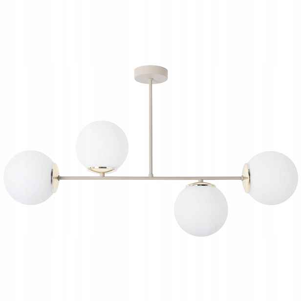 Závěsná Stropní Lampa Lustr Kašmírová Bílá Koule Do Obývacího Pokoje Kuchyně