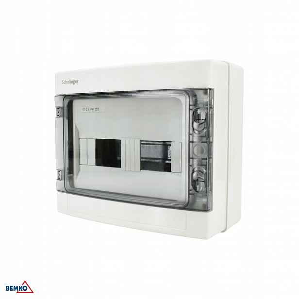 Hermetický nástěnný rozvaděč IP65 Svorky 12N+12PE 1x12P