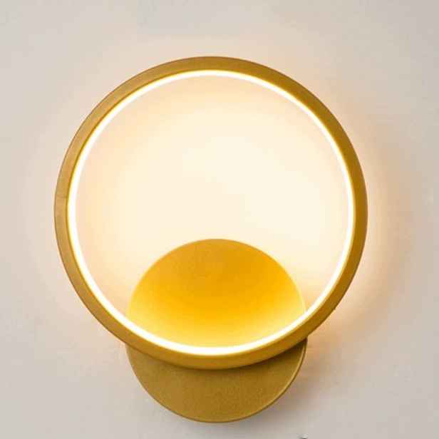 Nástěnná lampa Zlatá Moderní Ring pro Ložnice Led 4000K 10W