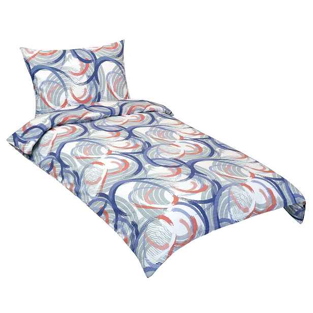 Bellatex Krepové povlečení Bublina, 140 x 220 cm, 70 x 90 cm, 140 x 220 cm, 70 x 90 cm