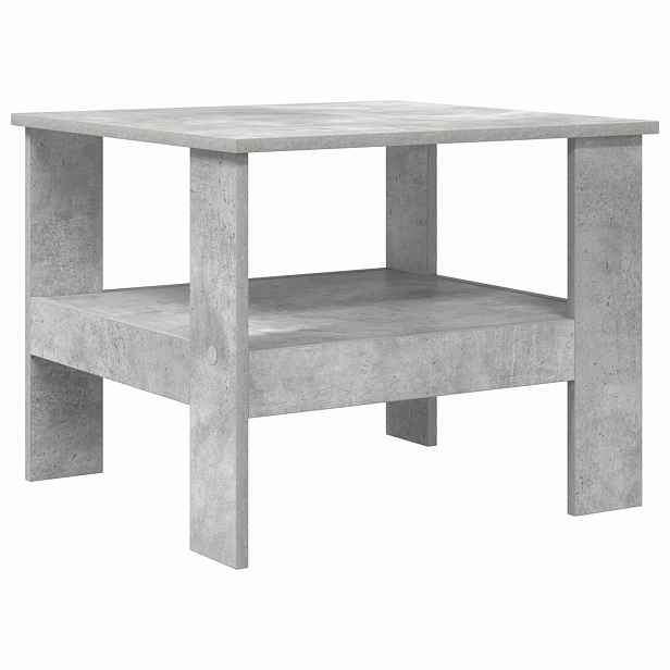vidaXL Konferenční stolek Betonově šedá 57 x 55 x 45 cm