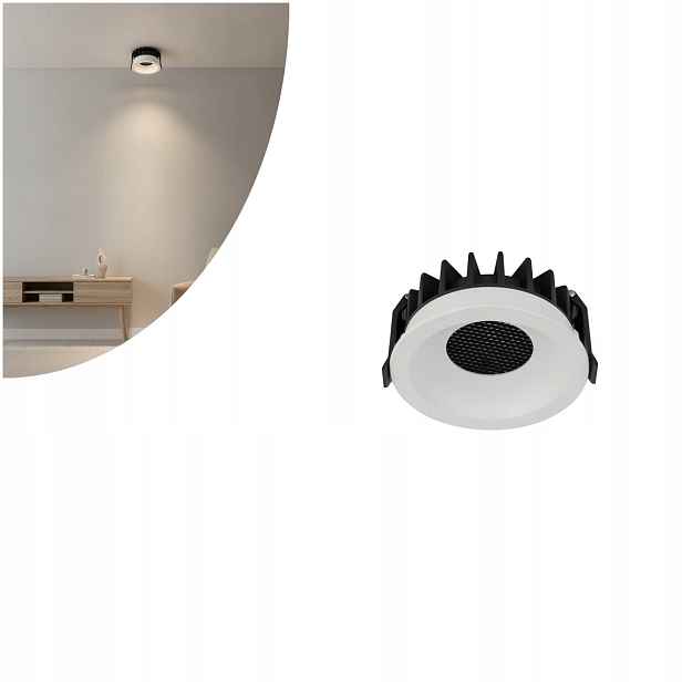 Zapuštěné kulaté stropní svítidlo Led 18W Nexus White Cct 18132 Tk Lighting