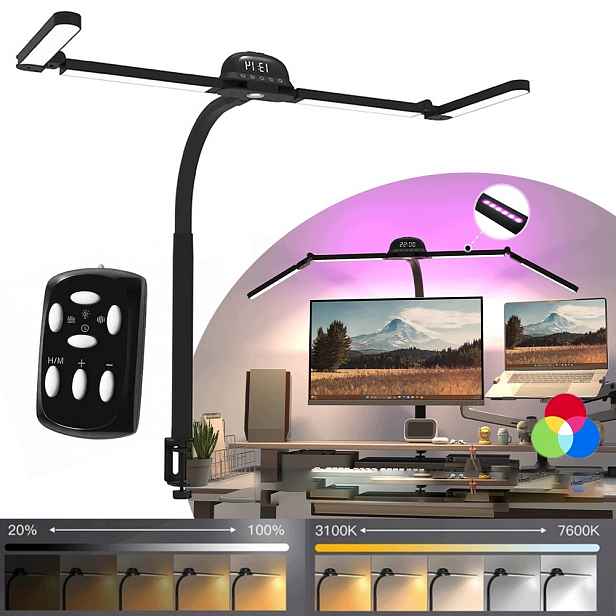 Rgb Led Stolní Lampa S Pohybovým Senzorem, Nastavitelná Pro Školní Výuku Práce